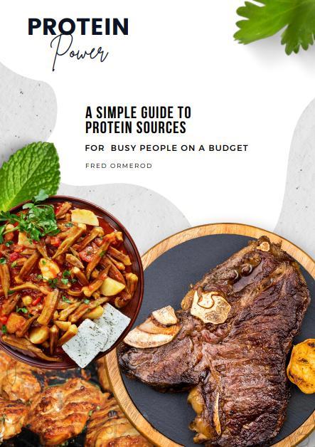 Protein powder guide cover page – free downloadable fitness resource in Edinburgh